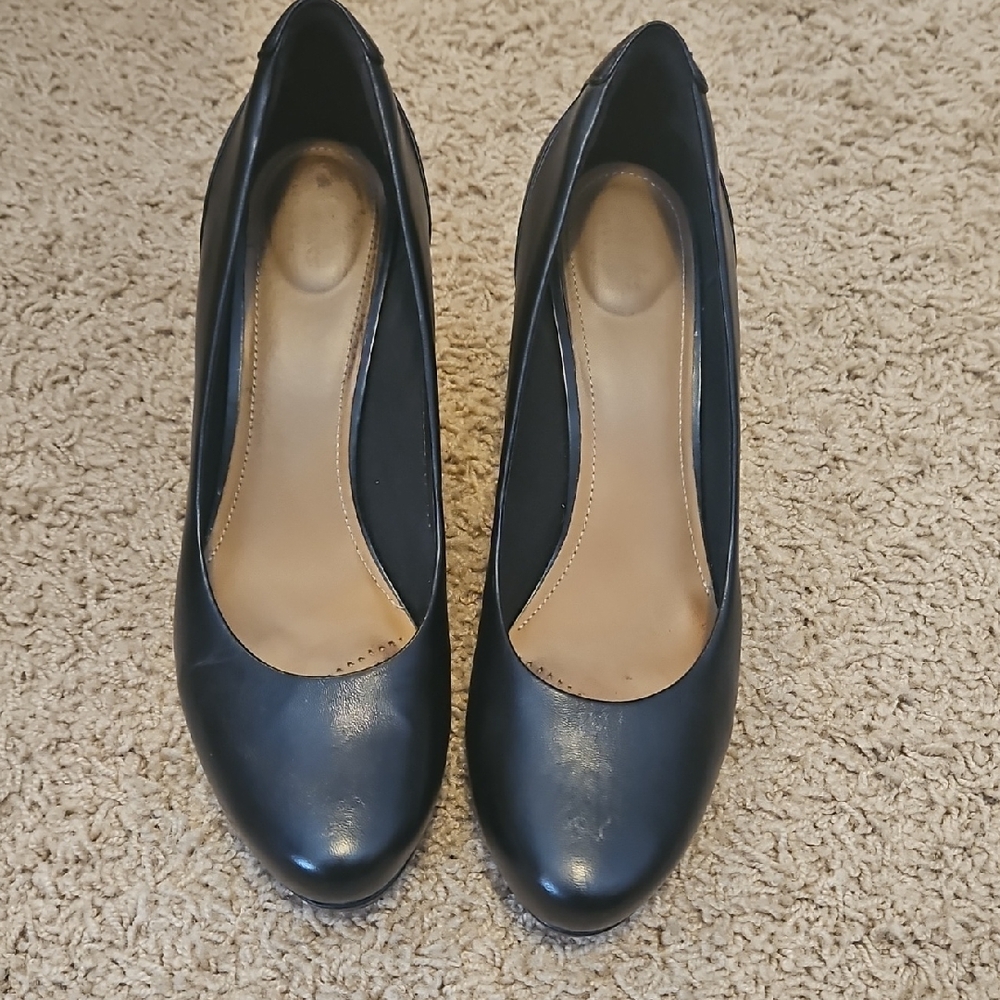 Clarks Classic Black Heels